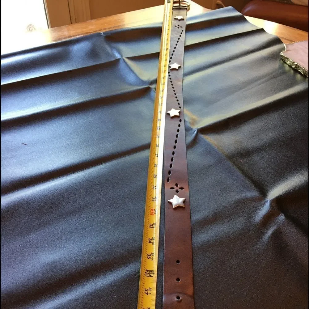SILVER STAR Stud Diamond Punch-out Belt!